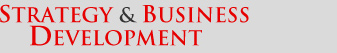 STRATEGY & BUSINESS DEVELOPMENT